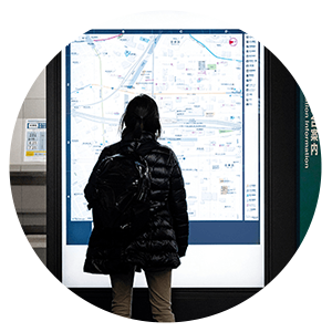Digital Signage for Transport